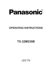 Panasonic TX-32M330B Operating Instructions Manual