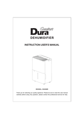 DURA Comfort DH08M Instructions & User's Manual