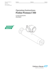 Endress+Hauser HART Proline t-mass I 300 Operating Instructions Manual