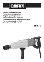Narex ESR 30 Original Operating Manual
