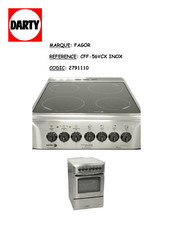 Fagor CFF-56VC Instructions For Use And Maintenance Manual