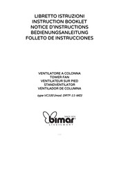 Bimar VC100 Instruction Booklet