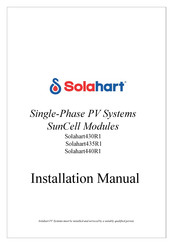 Solahart Solahart430R1 Installation Manual