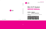 LG CM4540 Service Manual