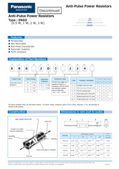 Panasonic ERG12D Manual