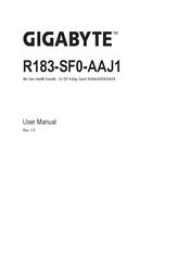 Gigabyte R183-SF0-AAJ1 User Manual