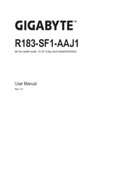 Gigabyte R183-SF1-AAJ1 User Manual