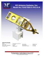 M2 Antenna Systems FGAE1000-D1-W-D-A-N Manual