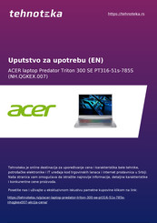 Acer PT316-51s-785S User Manual