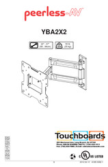peerless-AV YBA2X2 Manual
