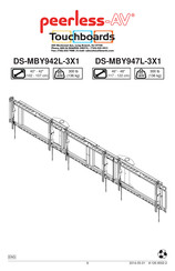 peerless-AV DS-MBY942L-3X1 Manual