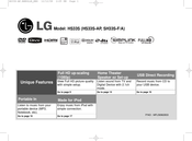 LG HS33S-AP Manual