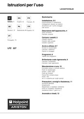 Hotpoint Ariston LFZ 227 Operating Instructions Manual