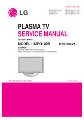 LG 42PQ100R Service Manual