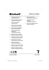 EINHELL TE-CD 14,4-2 2B Li Original Operating Instructions