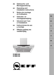 NEFF D 96E2 N0 Operating And Installation Instructions