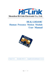 Hi-Link HLK-LD2410C User Manual