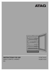 Atag KU8574K2C/A01 Instructions For Use Manual