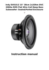 Indy EVO15/2 Instruction Manual