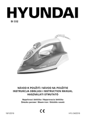 Hyundai SI 332 Instruction Manual