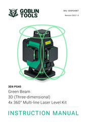 GOBLIN TOOLS 3DX-PG40 Instruction Manual