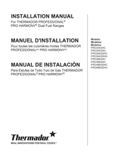 Thermador PROFESSIONAL PRO HARMONY PRD366GHC/14 Installation Manual