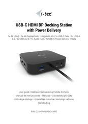 i-tec C31HDMIDPDOCKPD100UK User Manual