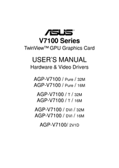 Asus AGP-V7100/T/16M User Manual