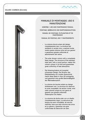 AMA SOLARE CHARBON SO2300 Assembly, Use And Maintenance Manual
