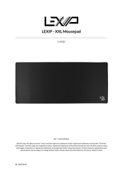 LEXIP JVAPCM00609 Manual