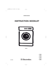 Electrolux EWF 887 Instruction Booklet