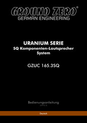 Ground Zero URANIUM Series Owner's Manual