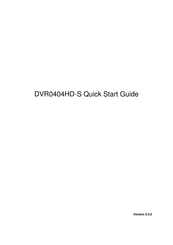 Dahua DVR0404HD-S Quick Start Manual