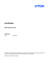 TDK High-Speed CDS2C12GTH Manual
