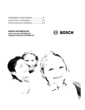 Bosch HCP30E51UC/01 Installation Instructions Manual