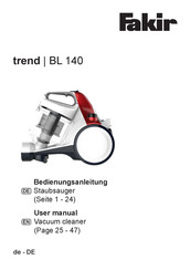 Fakir trend BL140 User Manual