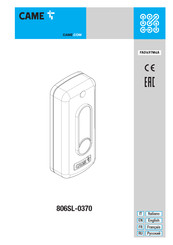 CAME 8K06SL-007 Manual