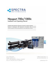 Spectra Watermakers NP-700C-220 Installation And Operating Manual