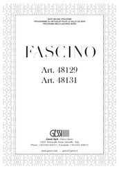 Gessi FASCINO 48131 Bath Mixing Program