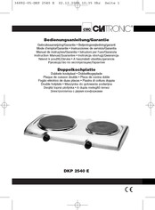 Clatronic DKP 2540 E Instruction Manual