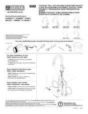 Delta TOUCH2O 9197T-DST Series Manual