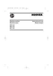 Hoover HF7 14 I Instructions For Use Manual