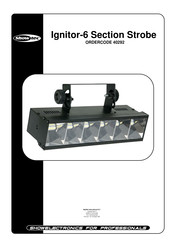SHOWTEC Ignitor-6 Section Strobe Manual