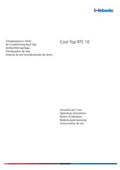 Webasto Cool Top RTE 10 Operating Instructions Manual