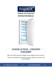 Frigelux CA242BF Instruction Manual