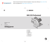 Bosch GKS 235 PROFESSIONAL Original Instructions Manual