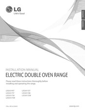 LG LDE3017ST/00 Installation Manual