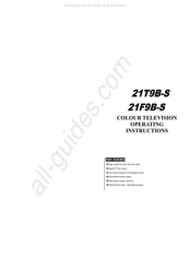 Haier 21F9B-S Operating Instructions Manual