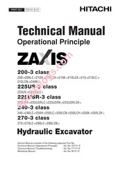 Hitachi ZAXIS 225USR-3 class Technical Manual