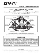Scott AIR-PAK 75 Operating & Maintenance Instructions